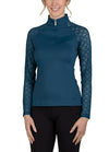 Kastel Denmark Long Sleeve Lace Raglan Sunshirt NAVY