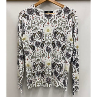 Kastel Demark Crew Neck Sweater White Regal Palm