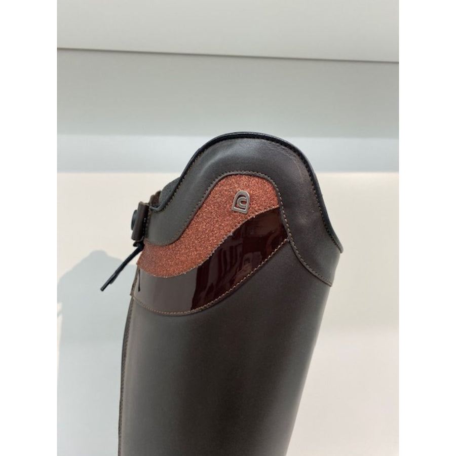 Cavallo Linus Slim Mocca with Patent and Sparkle Panel