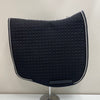 Mattes Euro Dressage Saddle Pad Black/ Black-Silver Piping