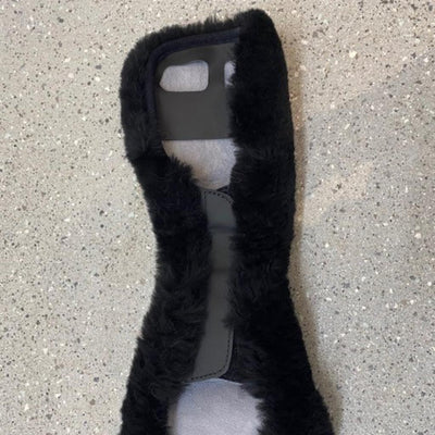 Mattes Slim Line Sheepskin Girth Cover CRESCENT