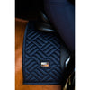 Equestrian Stockholm Dressage Saddle Pad Maze Modern Tech Navy