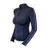 Equestrian Stockholm Long Sleeved Power Top Modern Tech Navy