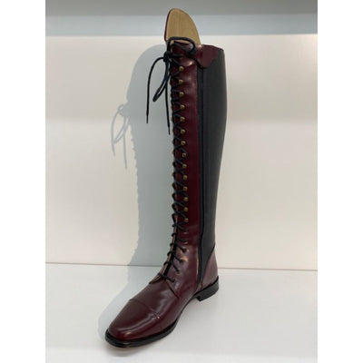 Cavallo Primus Lux Slim Front Zip Boots with Laces OXBLOOD