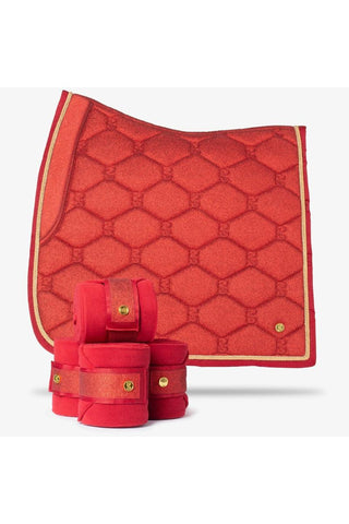 PS of Sweden Stardust Dressage Saddle Pad DEEP RED
