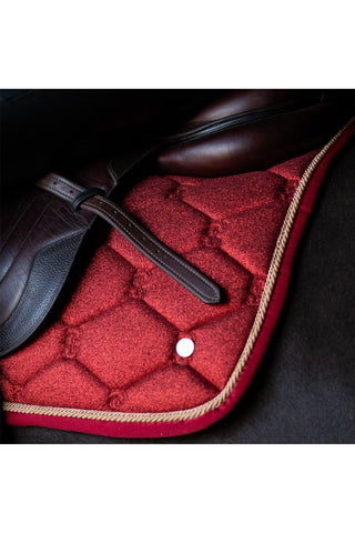 PS of Sweden Stardust Dressage Saddle Pad DEEP RED