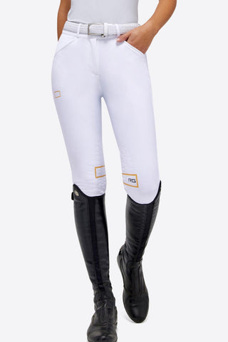 RG Ladies High Waist Knee Patch Ladies Competition Breeches