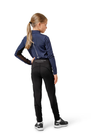Equestrian Stockholm Movement Riding Tights Knee Patch Young Rider