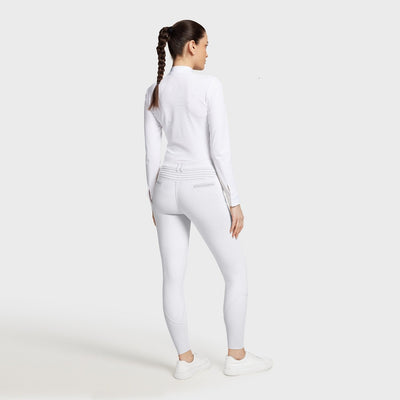 Samshield Diane Ladies Full Silicone Seat Competition Breeches with Crystal Logo
