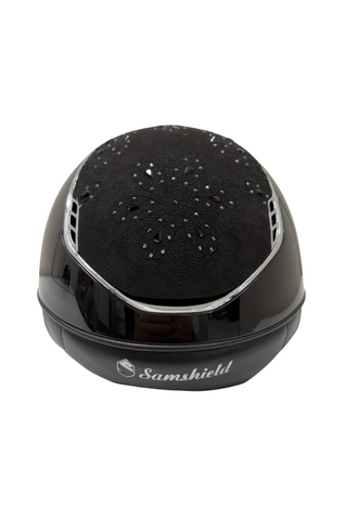 Samshield Miss Shield 2.0 Glossy Helmet with Crystal Bloom Top and Frontal Band