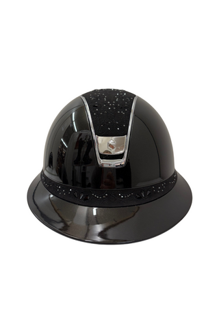 Samshield Miss Shield 2.0 Glossy Helmet with Crystal Bloom Top and Frontal Band