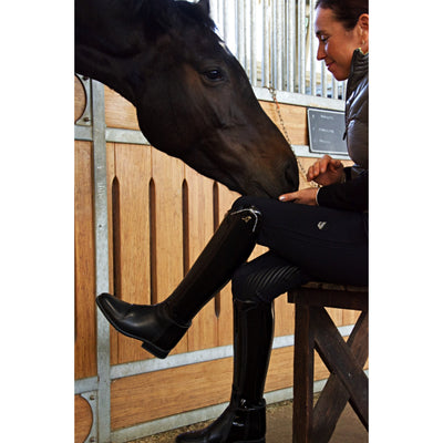 Sergio Grasso Colosseum Patent Dressage Boots with Orizzonti Top