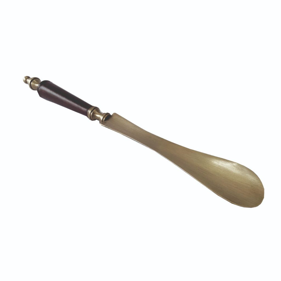 Leather and Brass Shoe Horn
