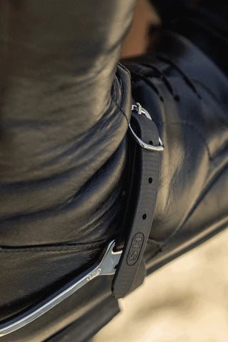 Sprenger BioThane Spur Straps with Silver Buckle