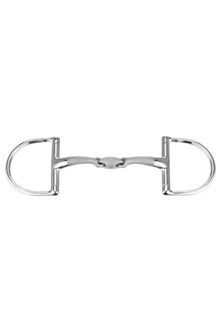Sprenger SATINOX D-Ring Double Jointed Snaffle Bit