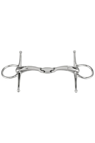 Sprenger SATINOX Full Cheek Double Jointed Snaffle Bit