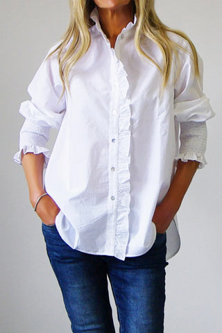 Who's Charlie Poppy Cotton Poplin Shirt