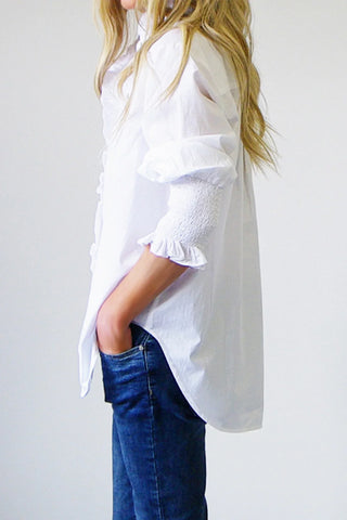 Who's Charlie Poppy Cotton Poplin Shirt