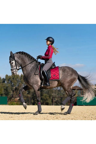 Equestrian Stockholm Dressage Saddle Pad Wild Rose COB