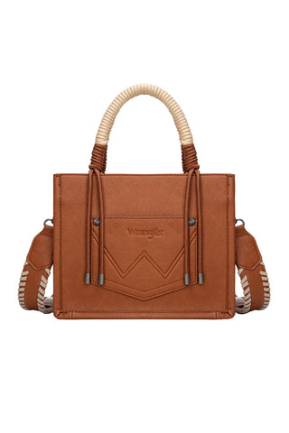 Wrangler Cow Print Tassel Crossbody Bag