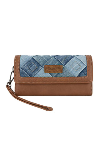 Wrangler Denim Patchwork Wallet