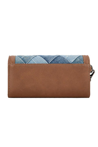 Wrangler Denim Patchwork Wallet