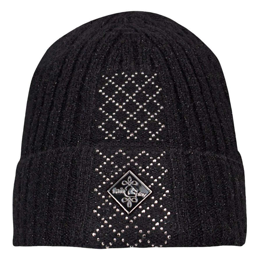 FairPlay Kami Winter Beanie with Crystal Pattern