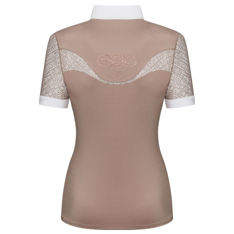 FairPlay Cecile Short Sleeve Shirt TAUPE ROSE GOLD