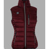 Uhip Padded Ladies Vest Rich Burgundy Sheen