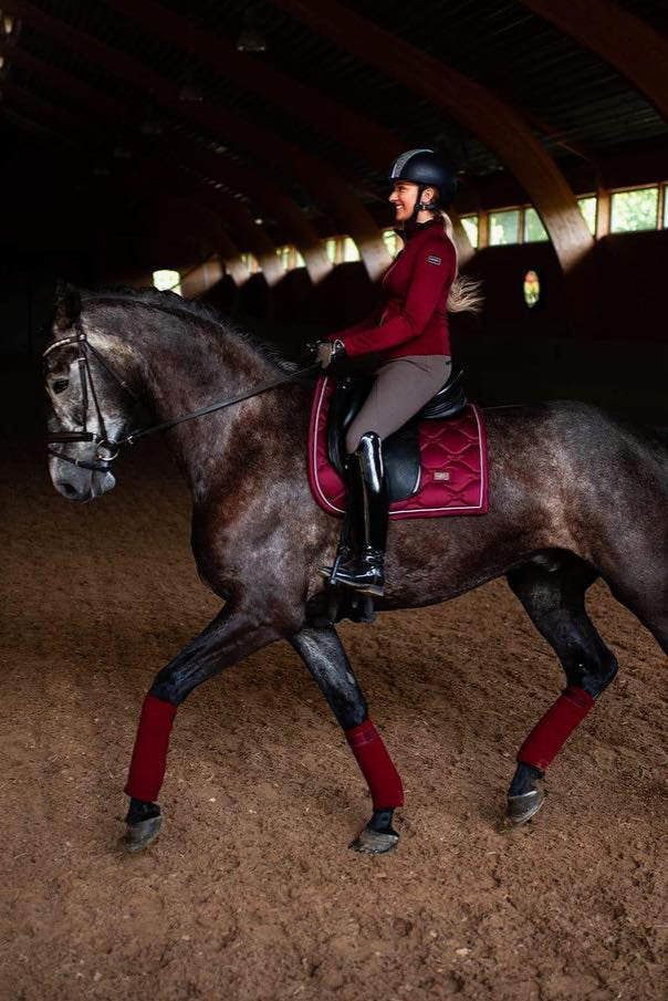 FairPlayフェアプレイ サドルパッド ゼッケン ライム 乗馬 馬術
