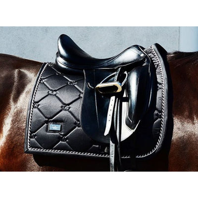 Equestrian Stockholm Dressage Saddle Pad Black Edition