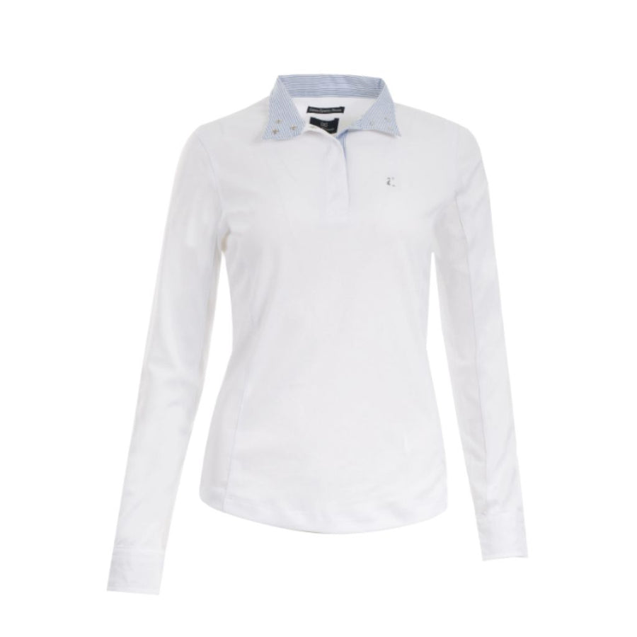 Horze Blaire SPF30+ Long Sleeve Shirt WHITE