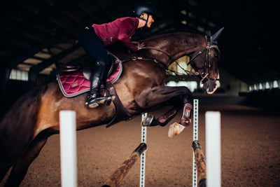 Equestrian Stockholm Fleece Jacket - Bordeaux