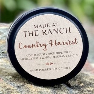Made at the Ranch Small Tin Candle