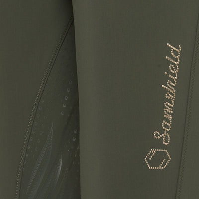 Samshield Diane Full Seat Breeches with Rose Gold Metal Dot Detail
