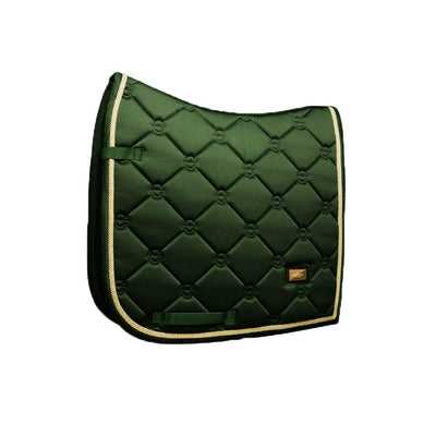 Equestrian Stockholm Dressage Saddle Pad Forest Green FULL