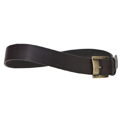Curved Handmade Leather Belt