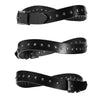 Curved Handmade Leather Rivet Belt