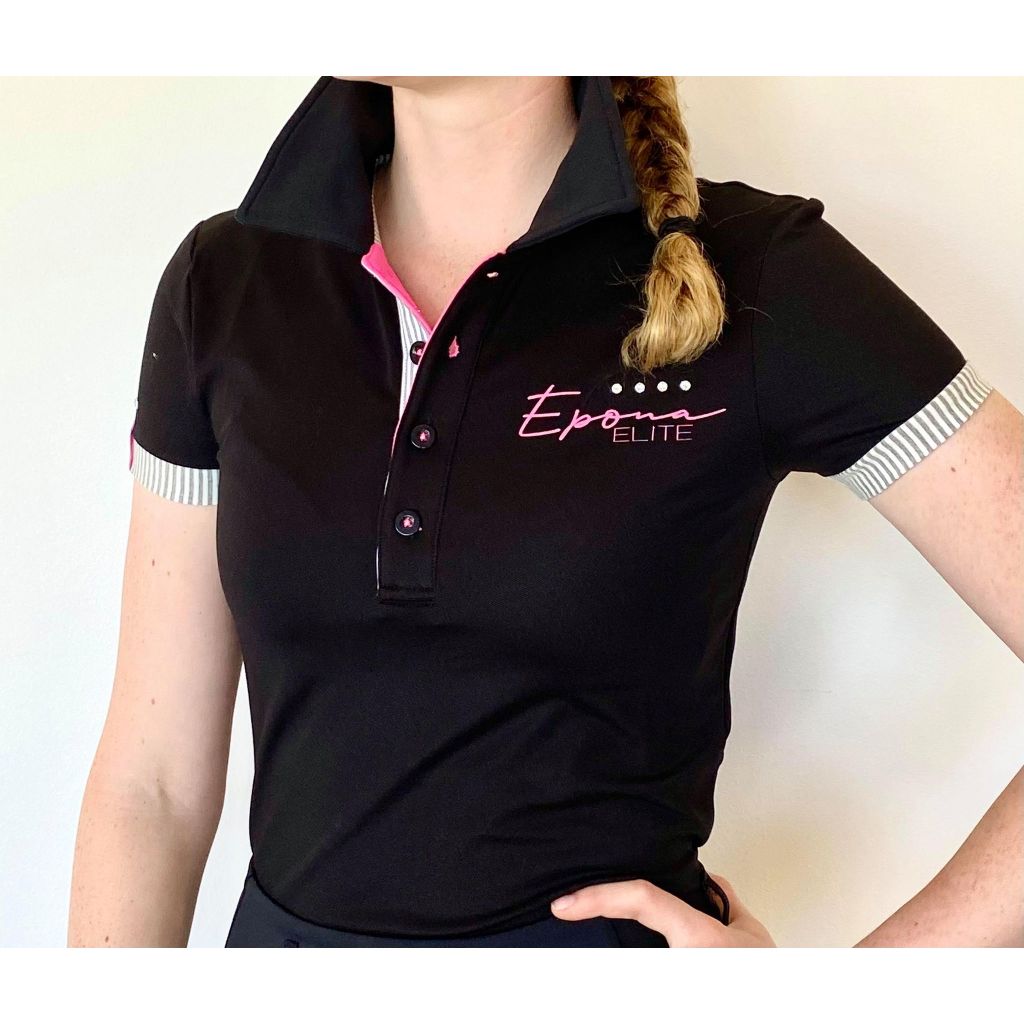 Women's zip front polo shirt Clearance
