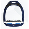 Flex-On Green Composite Inclined Ultra Grip Stirrups NAVY/WHITE/LIGHT BLUE