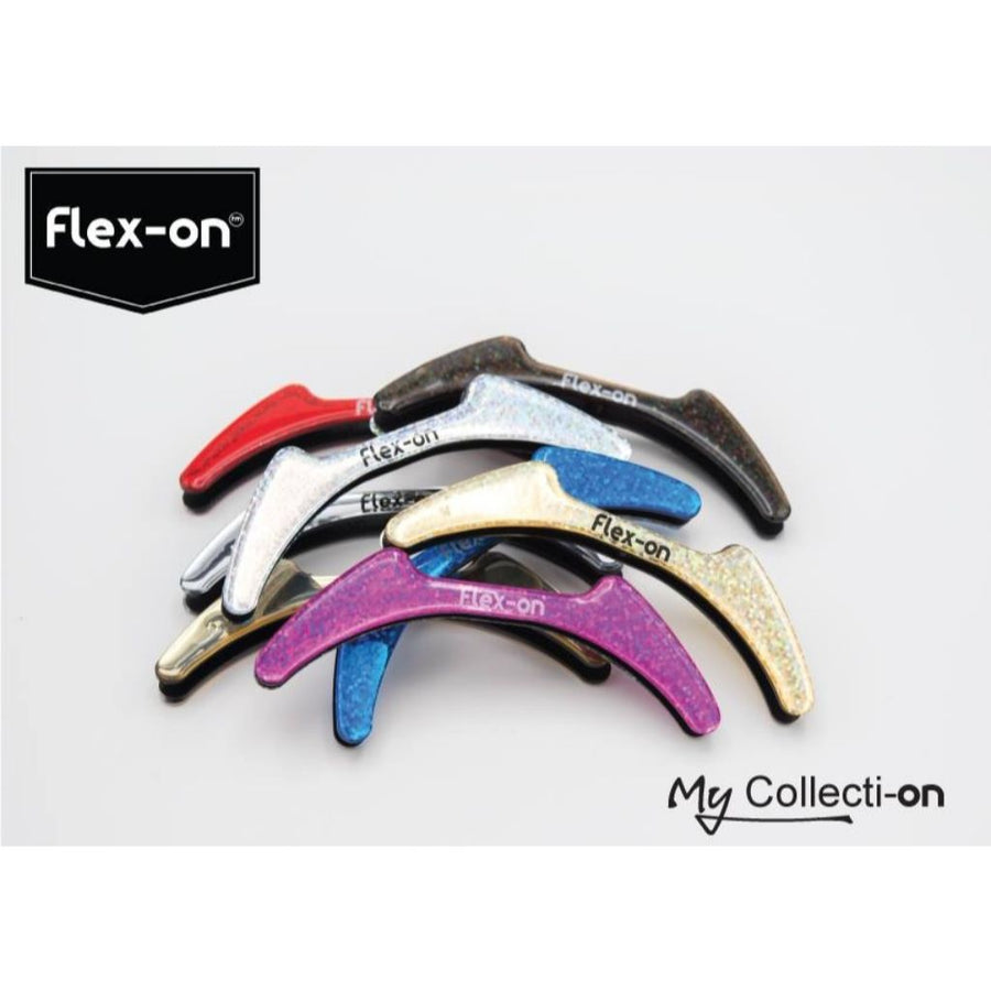 Flex-On Interchangeable Stirrup Magnet - For GC and Aluminium Stirrups SILVER GLITTER