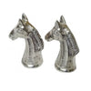 Salt and Pepper Shakers Silver Horse