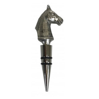 Silver Horse Bottle Stop