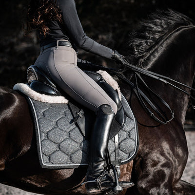 PS of Sweden Stardust Dressage Saddle Pad GUN METAL