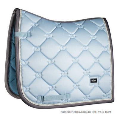 Equestrian Stockholm Dressage Saddle Pad Ice Blue