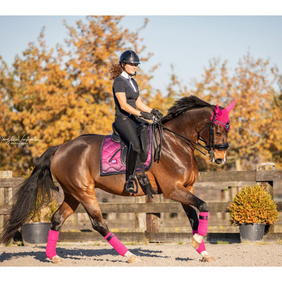 Equestrian Stockholm Faded Fuchsia Dressage Saddle Pad