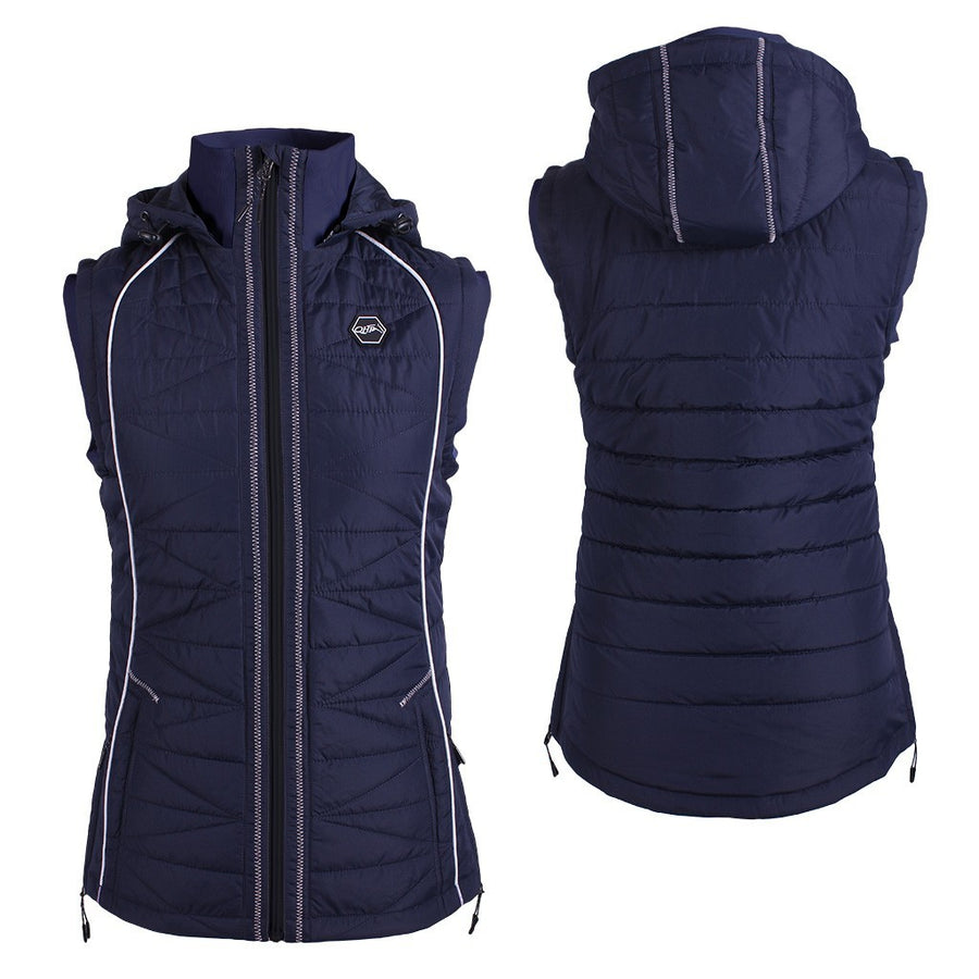 QHP Meryl Padded Kids Vest with Hood