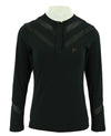 Equi-Theme Mesh Strip Long Sleeve Shirt