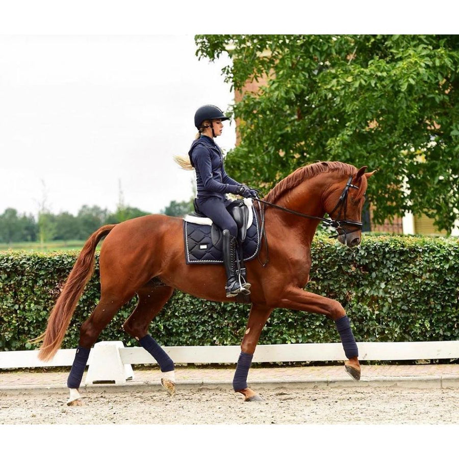 Equestrian Stockholm Fleece Bandages Midnight Blue