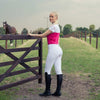 B Vertigo Olivia Silicone Full Seat Breeches WHITE